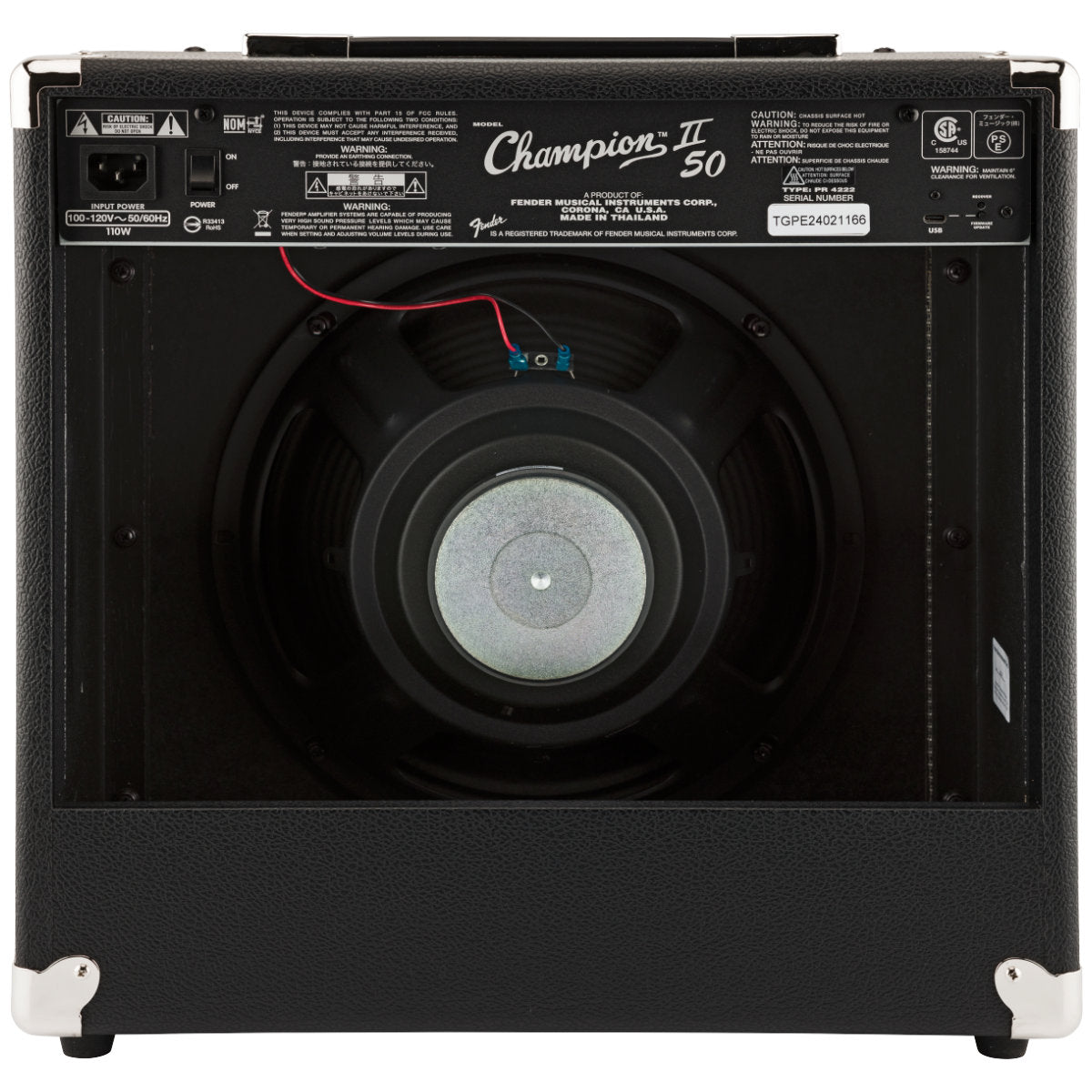 Fender Champion II 50 120V 1x12 50-Watts Combo Guitar Amp