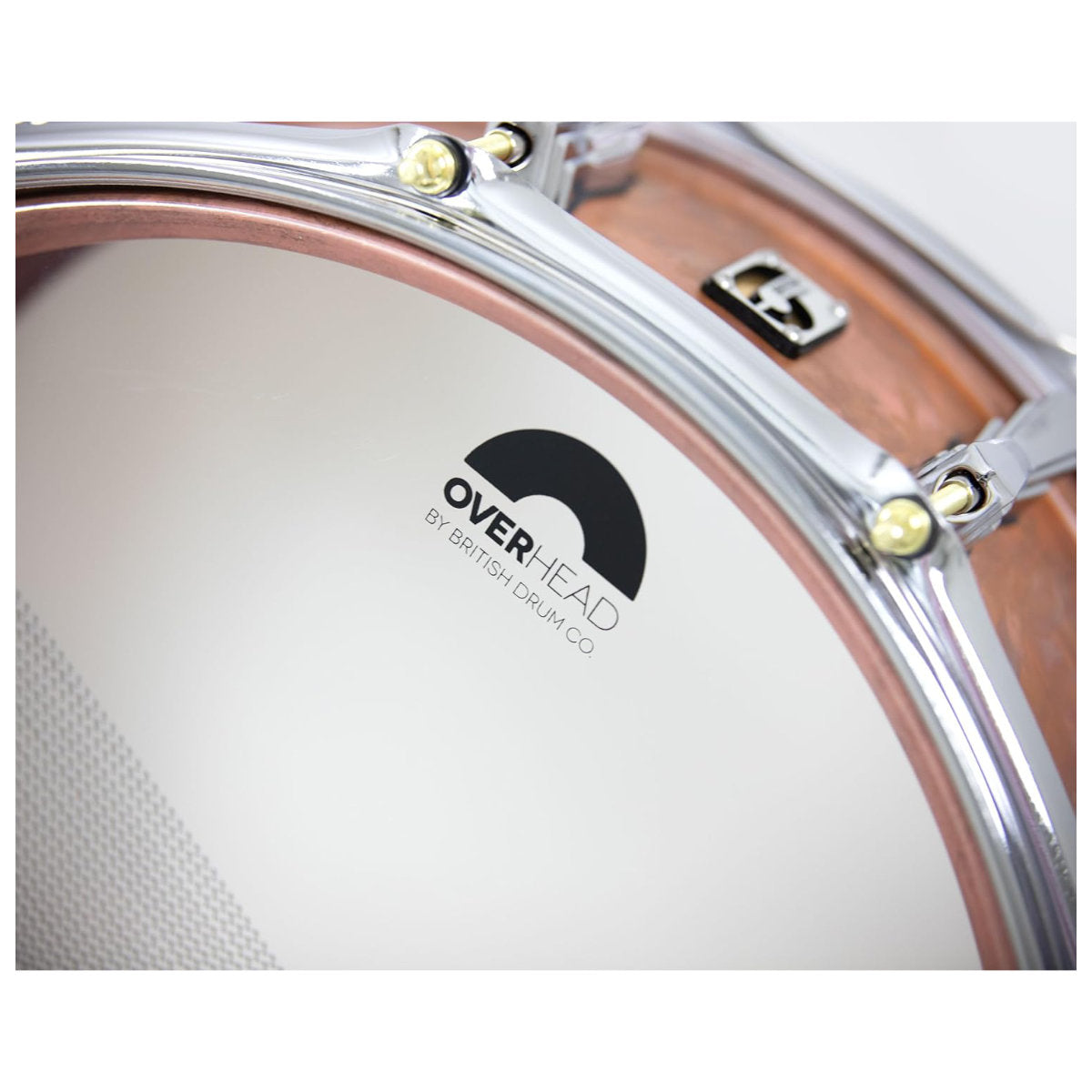 British Drum Co FB-14-60-SN Firebird Series Copper Over Brass Snare - 6in x 14in
