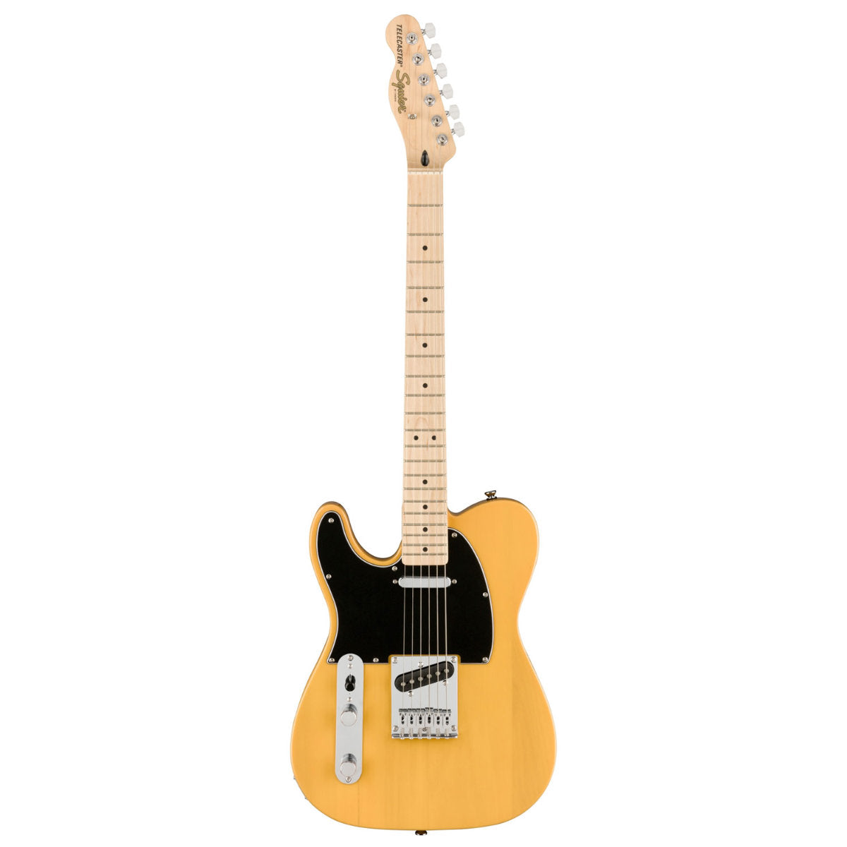 Squier Affinity Series Telecaster Left Handed with Maple Fingerboard - Butterscotch Blonde