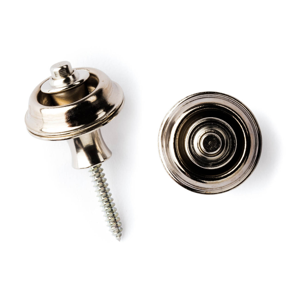 Dunlop Straplok Strap Retainers Original - Nickel - Bananas at Large®