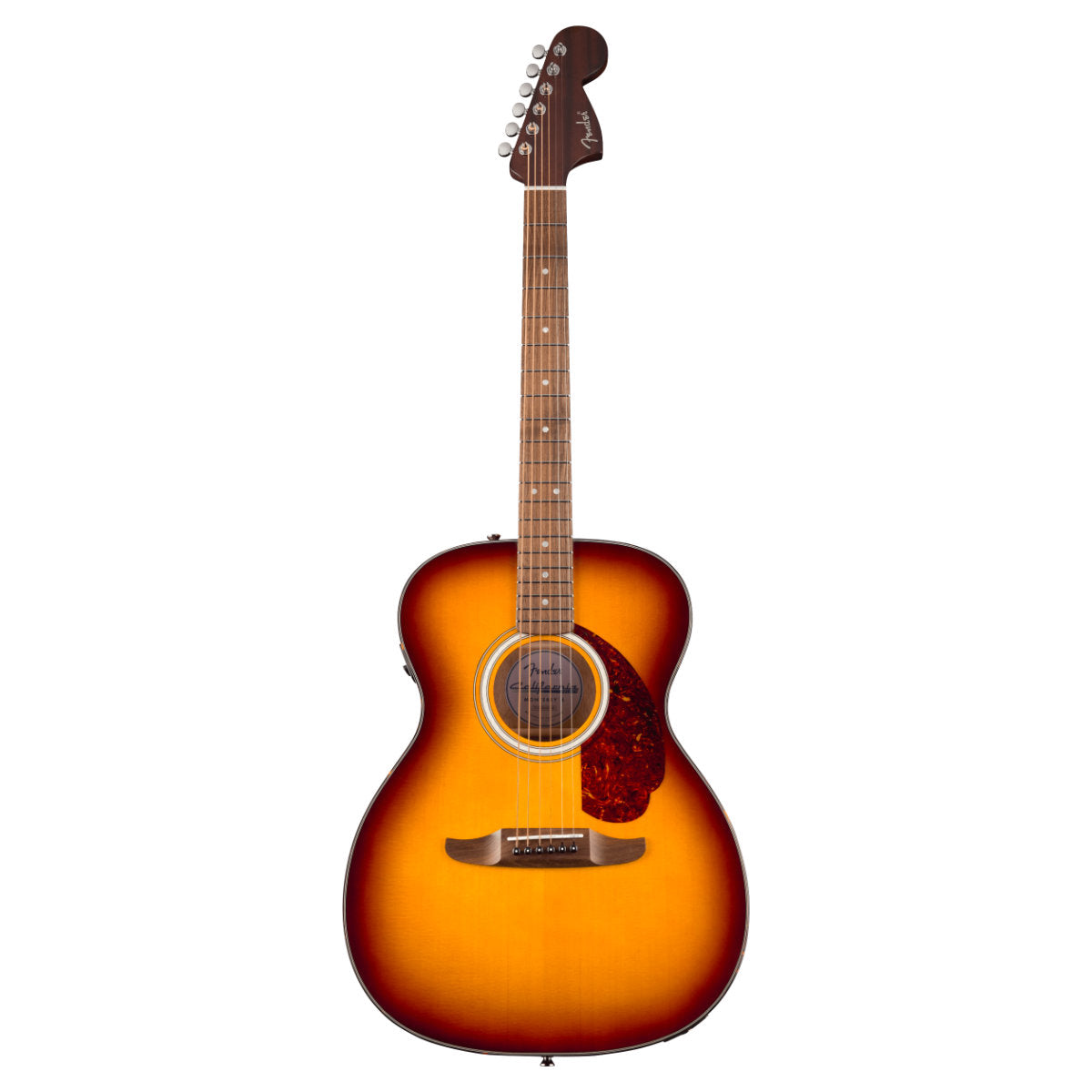 Fender California Deluxe Monterey™ E Acoustic-Electric Guitar - Tortoiseshell Pickguard - Honey Sunburst