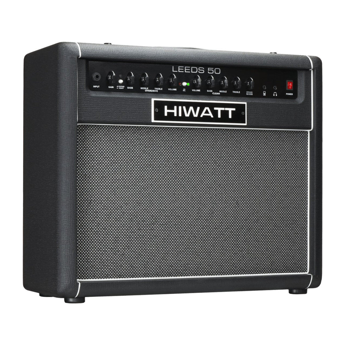 Hiwatt Leeds 50R 2-Channel Combo Guitar Amplifier w/ Spring Reverb - 50W