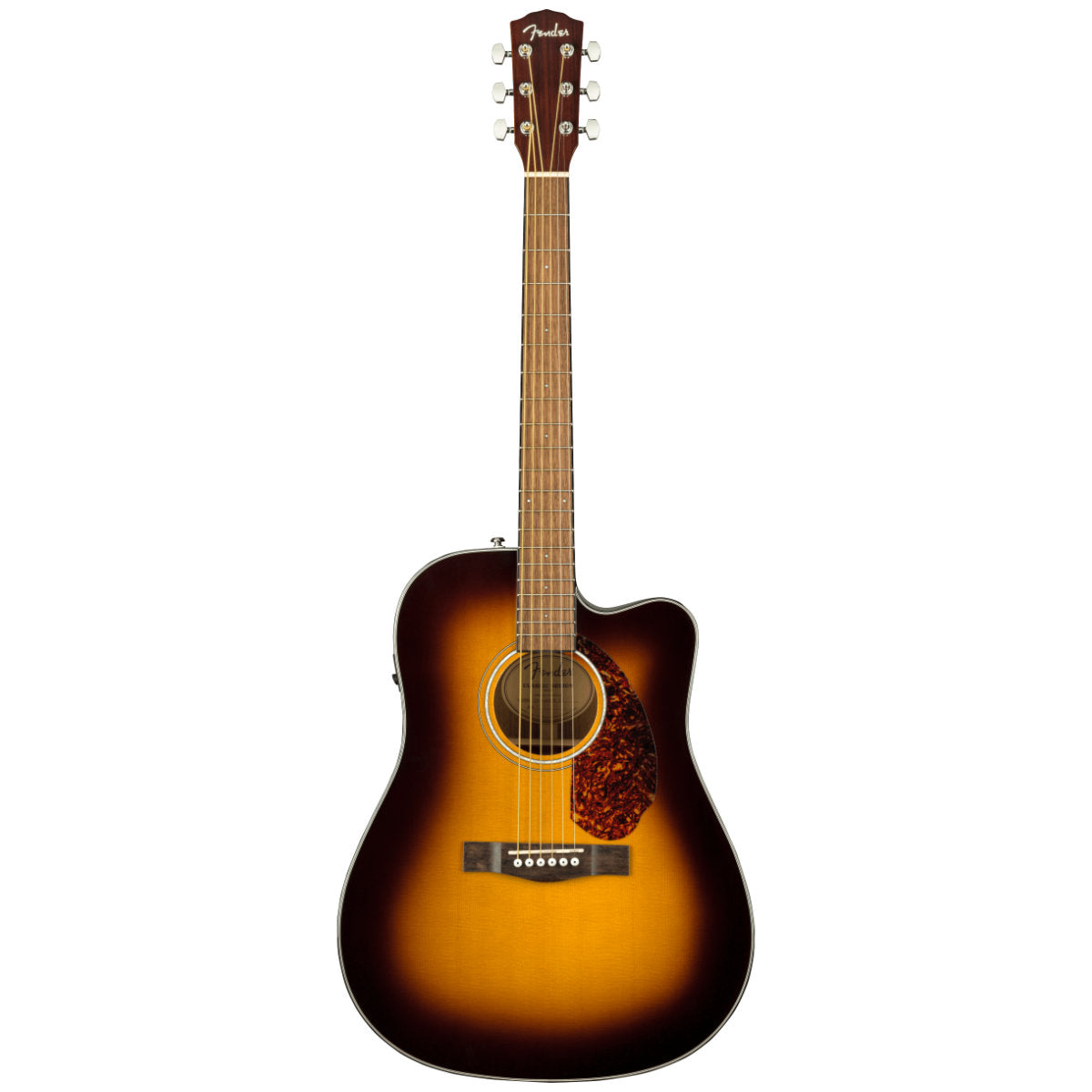 Fender CD-140SCE Dreadnought Acoustic-Electric Guitar - Walnut Fingerboard - Sunburst