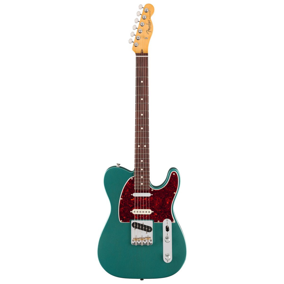 Fender American Professional Classic Hotshot Telecaster® Electric Guitar - Rosewood Fingerboard - Faded Sherwood Green Metallic