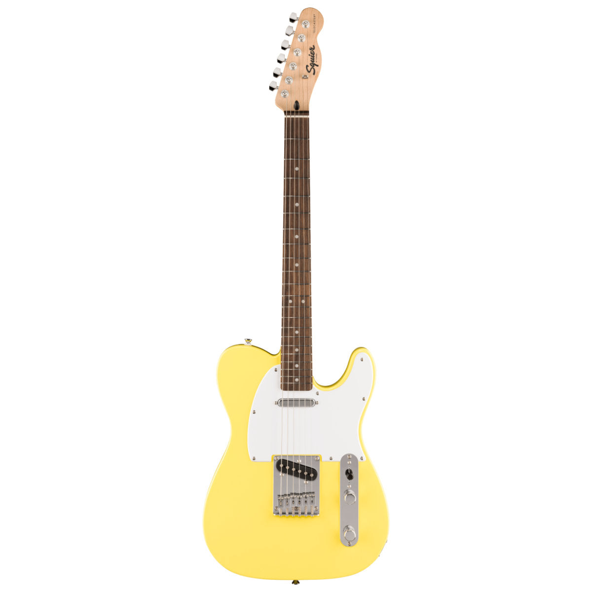 Squier Sonic Telecaster Electric Guitar - Laurel Fingerboard - White Pickguard - Canary Yellow
