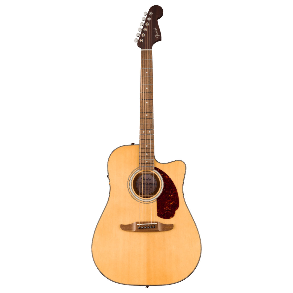 Fender California Deluxe Redondo CE Acoustic-Electric Guitar - Tortoiseshell Pickguard - Natural