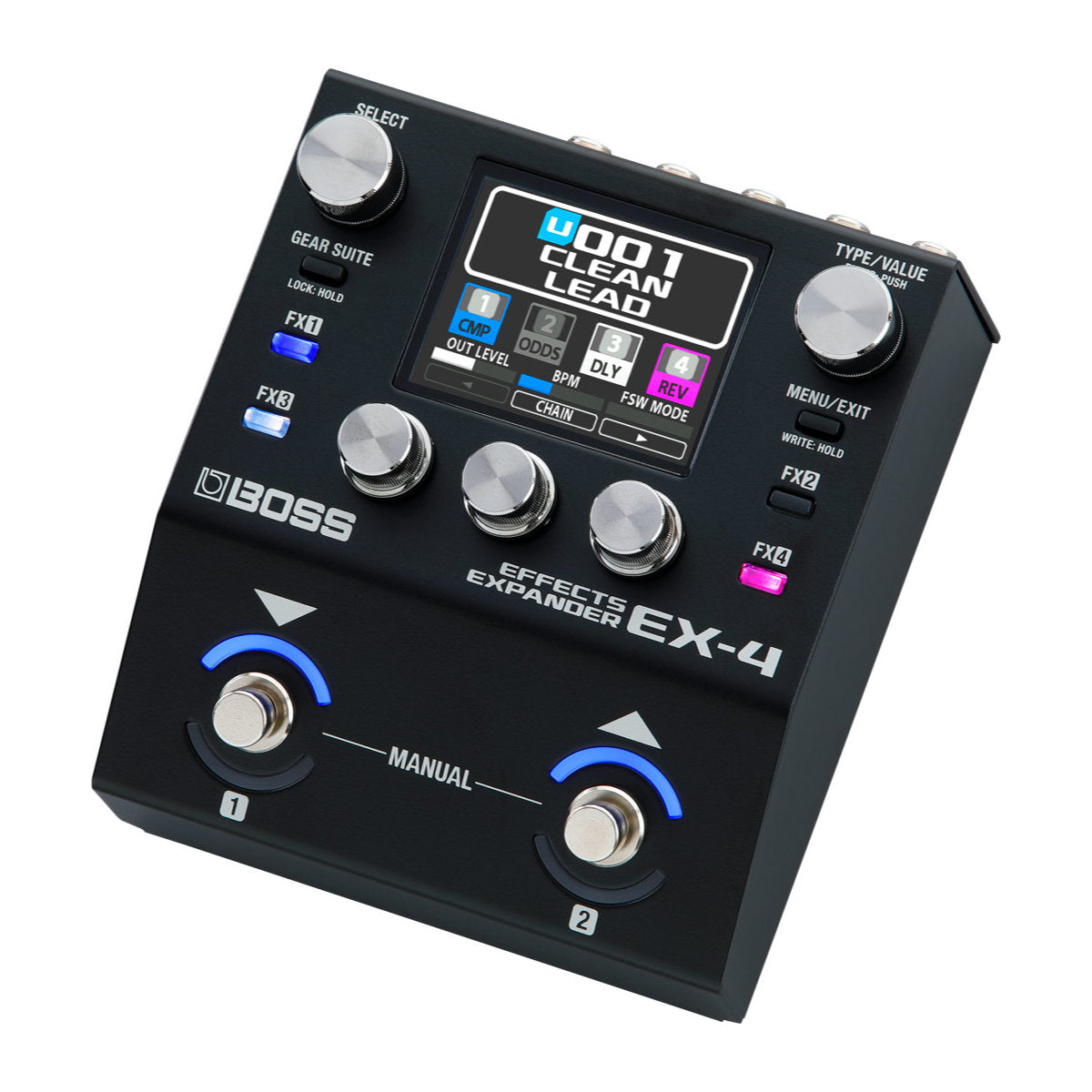 BOSS EX-4 Effects Expander Compact Multi-Effects Pedal