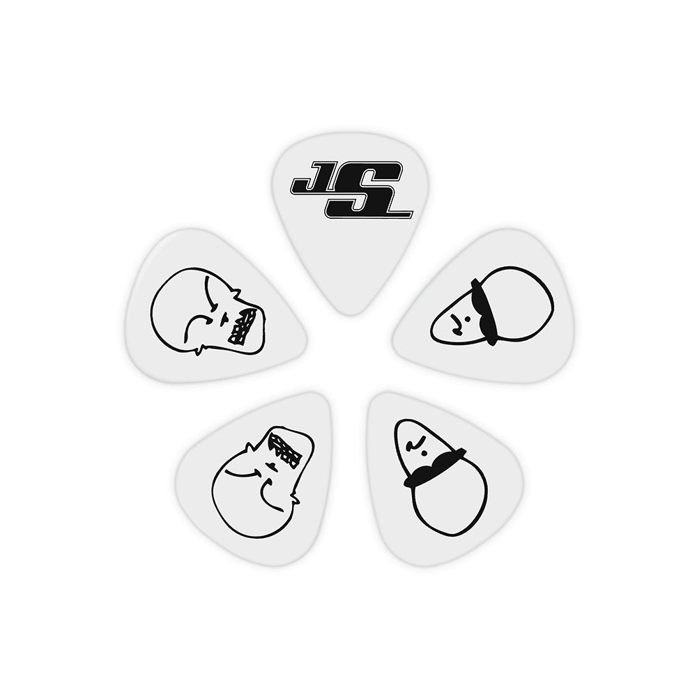 D'Addario Joe Satriani 10-Pack Light Guitar Picks - White
