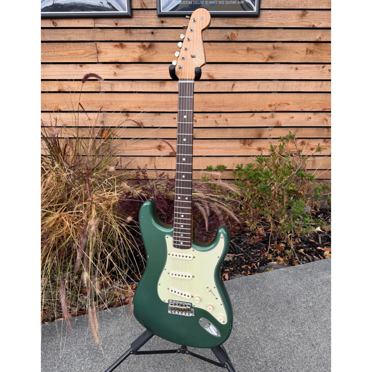 Fender Custom Shop #7 Masterbuilt Andy Hicks Fat '64 Stratocaster Journeyman Relic Electric Guitar - Brazilian Rosewood Fingerboard - Aged Sherwood Green Metallic