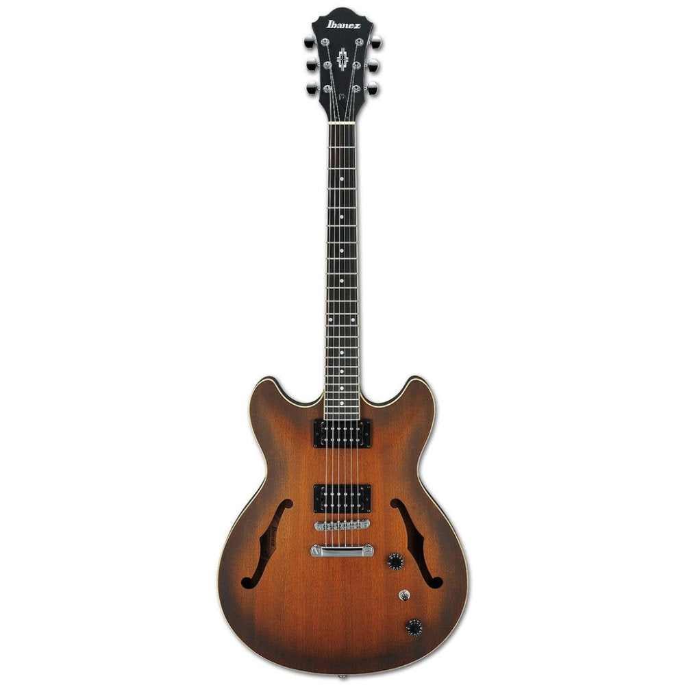 Ibanez AS53 Artcore Series Semi-Hollow Body Electric Guitar - Tobacco Flat