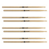 ProMark Hickory 5A Wood Tip Drumsticks - 4-Pack