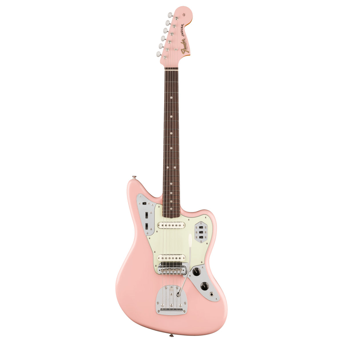 Fender Vintera III Mid 60s Jaguar Electric Guitar - Rosewood Fingerboard - Shell Pink