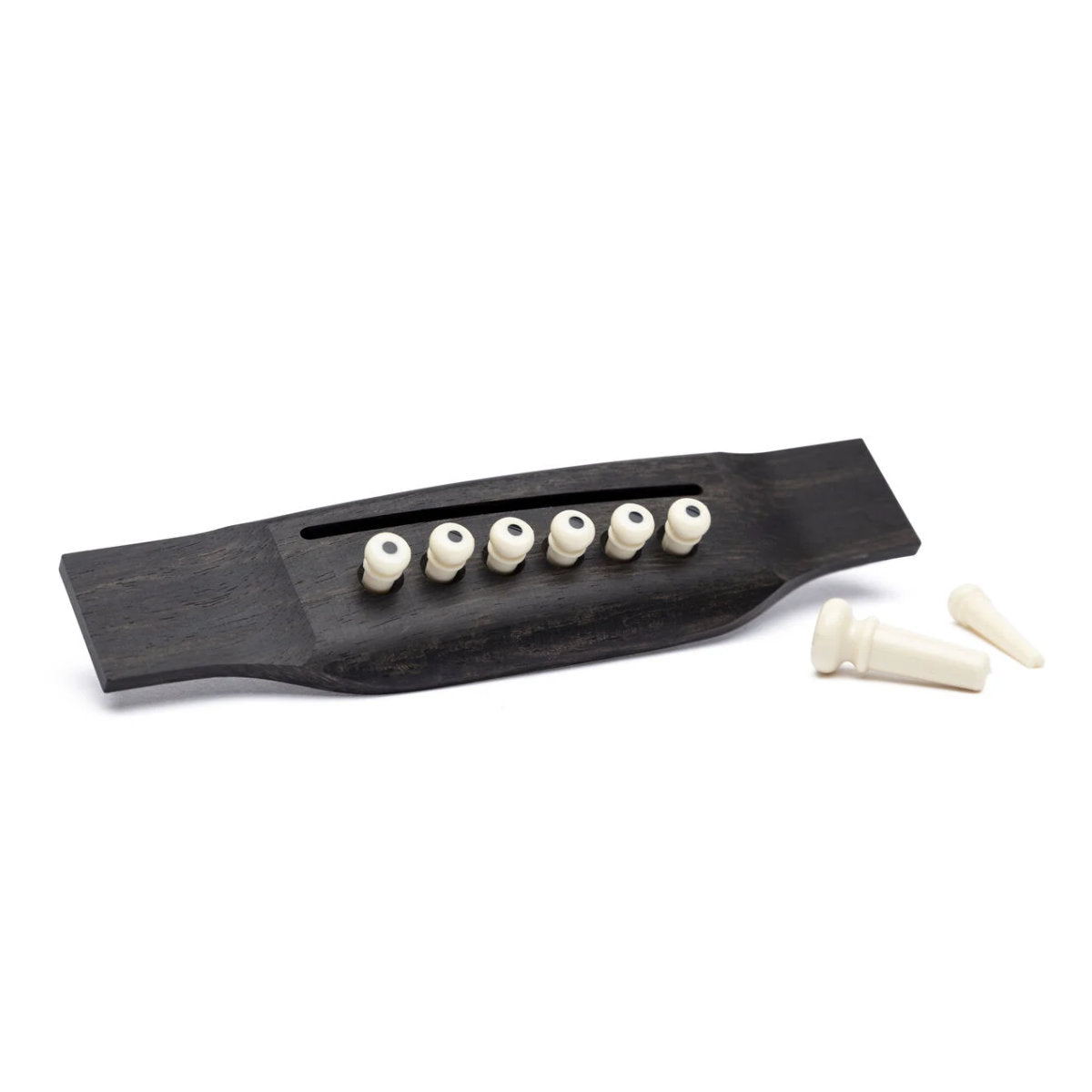 Martin Inlaid Bridge & Endpins - White/Black