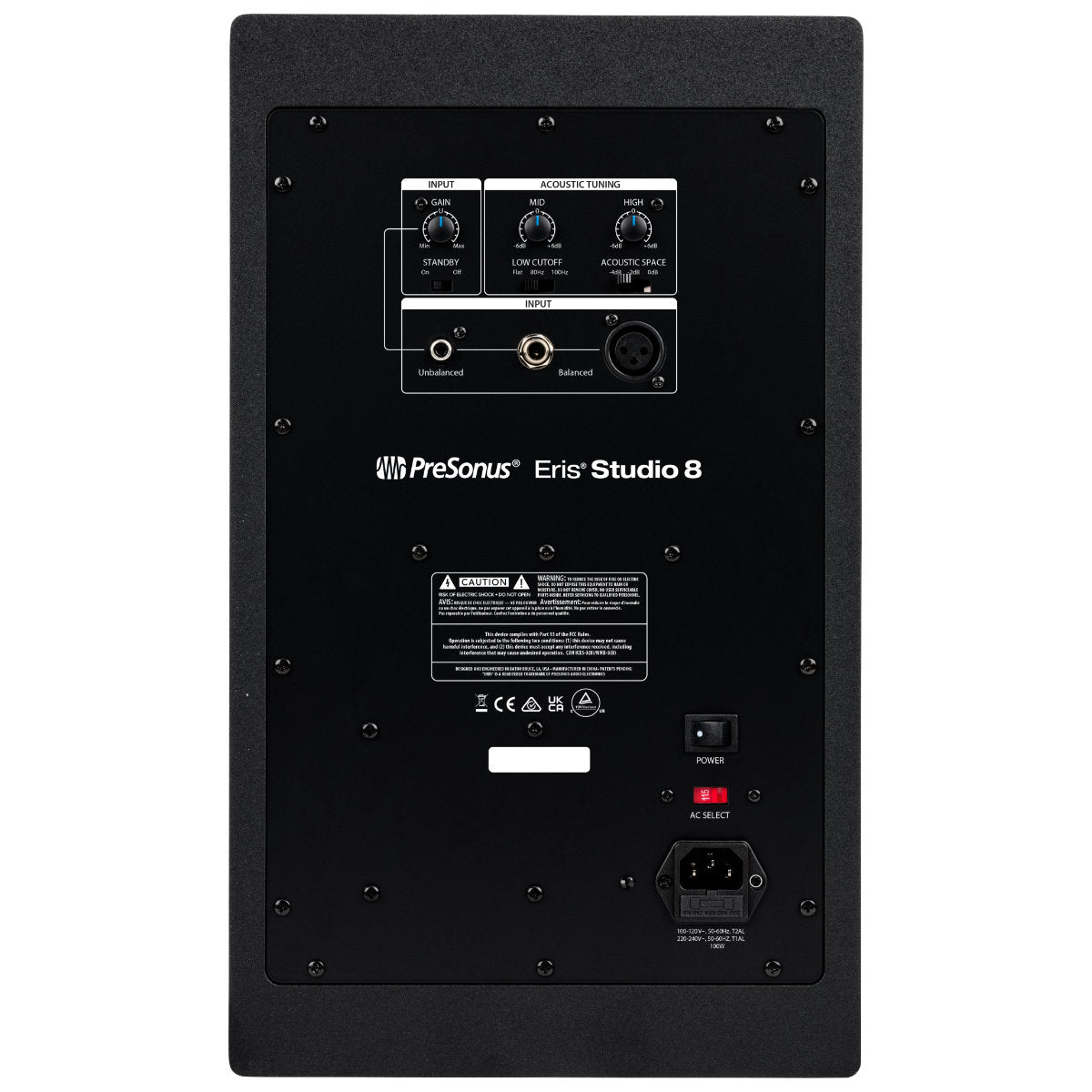 Presonus Eris Studio 8 Studio Monitor - Single - Black