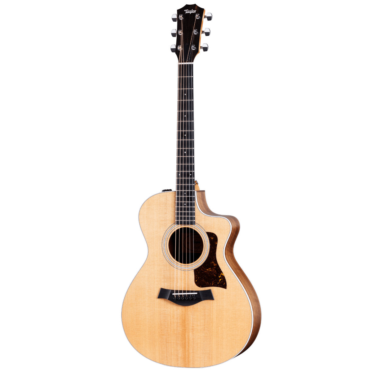 Taylor 212ce Acoustic-Electric Guitar - Solid Spruce Top - Walnut Back and Sides - Matte Finish