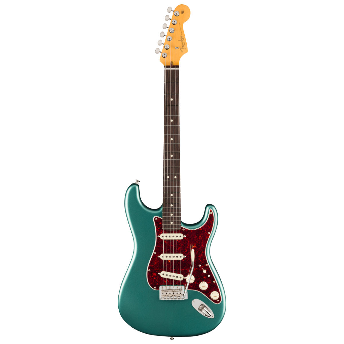 Fender American Professional Classic Stratocaster® Electric Guitar - Rosewood Fingerboard - Faded Sherwood Green Metallic