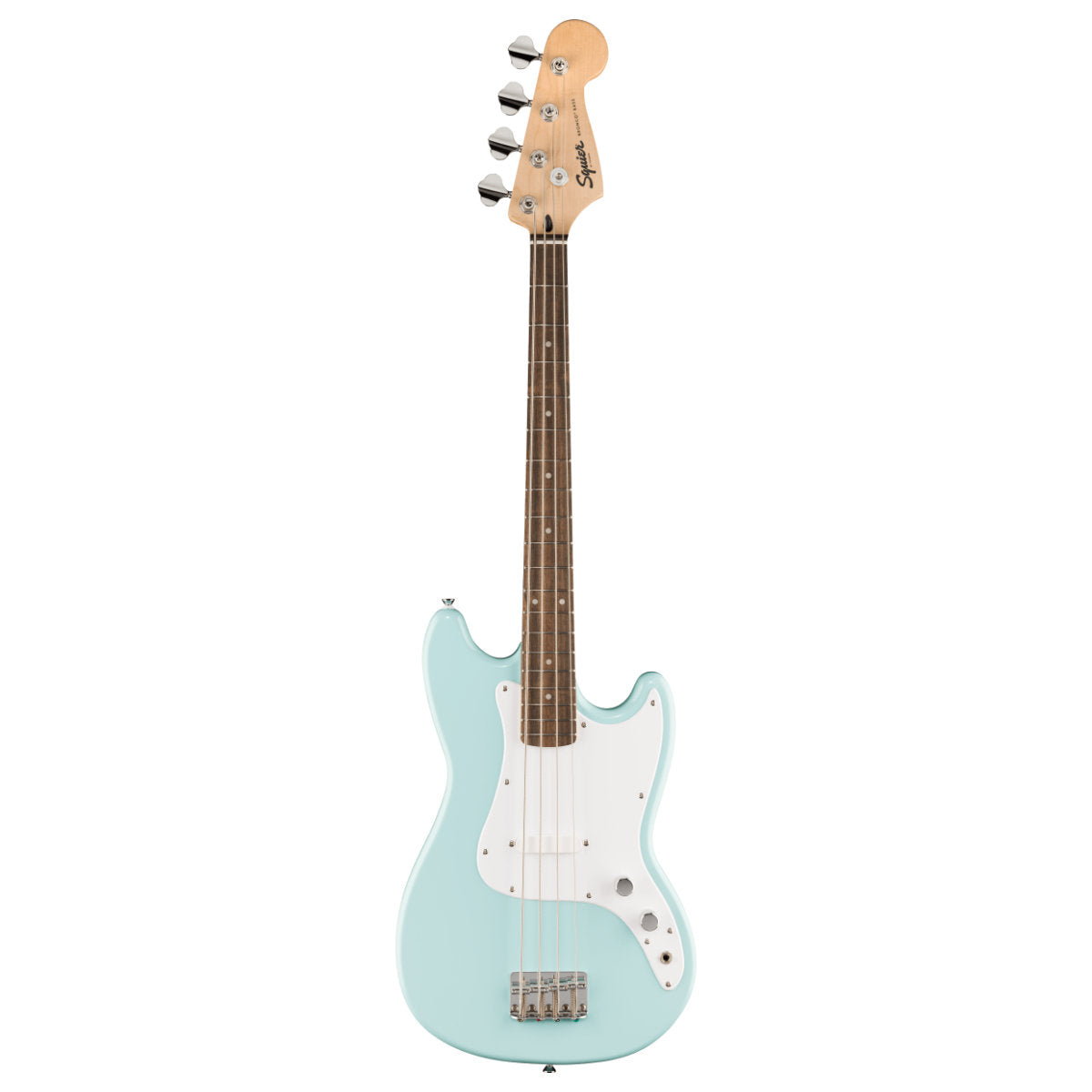 Squier Sonic Bronco Bass - Laurel Fingerboard - White Pickguard - Daphne Blue