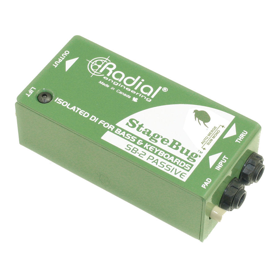 Radial StageBug SB-2 Passive Direct Box - Bananas at Large®