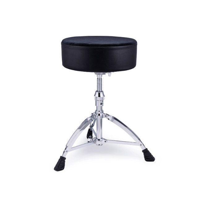 Mapex T680 Double-Braced Round Top Drum Throne - Extra Thick Cloth Seat - 14x4 - Bananas at Large®