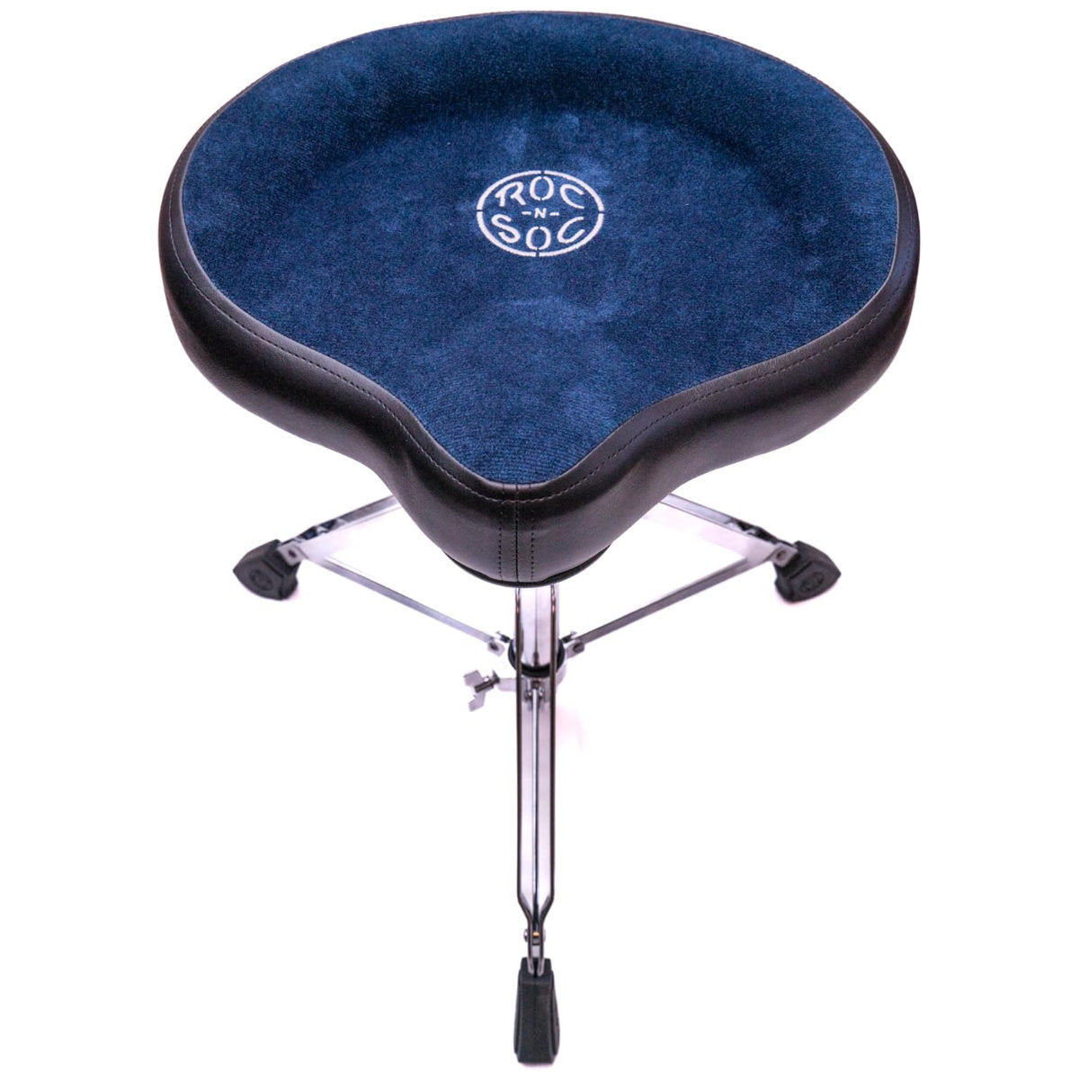 Roc-N-Soc Nitro Gas Drum Throne with Original Saddle - Blue