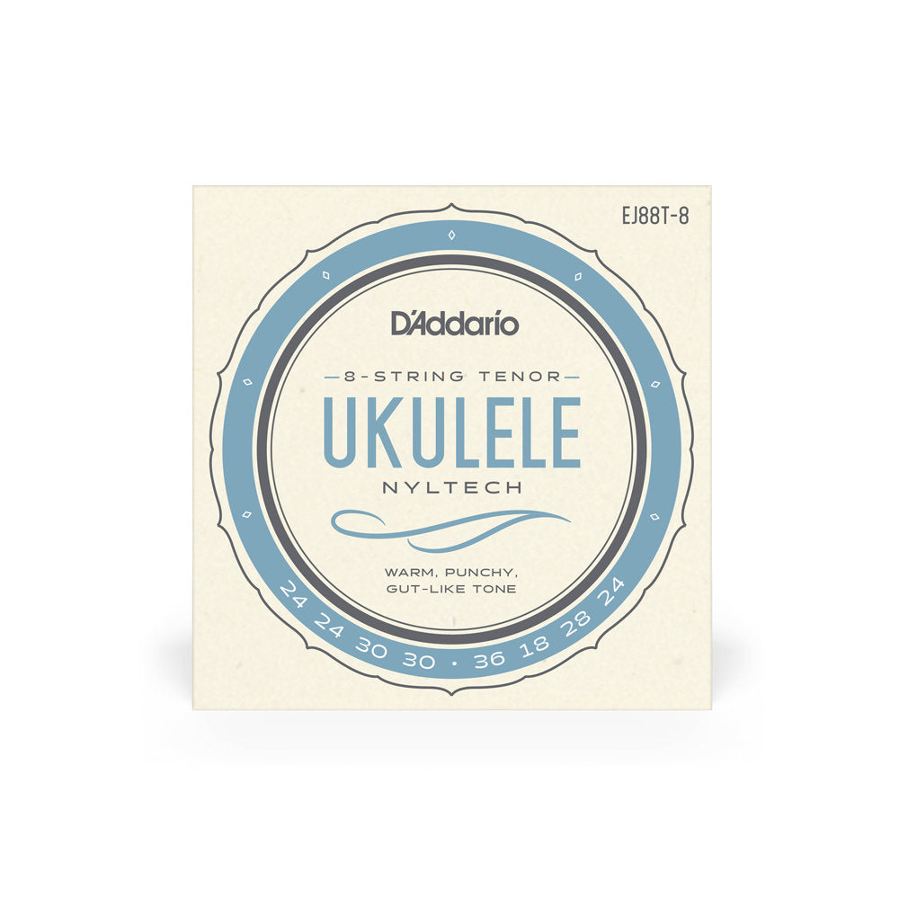 D'Addario EJ88T-8 Nyltech Ukulele Strings - 8-String Tenor