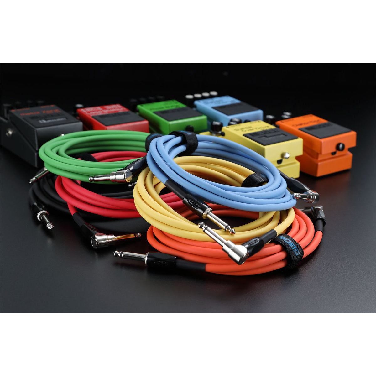 BOSS BIC-10A-YL Instrument Cable - Straight to Angled - Yellow - 10ft - Bananas at Large®