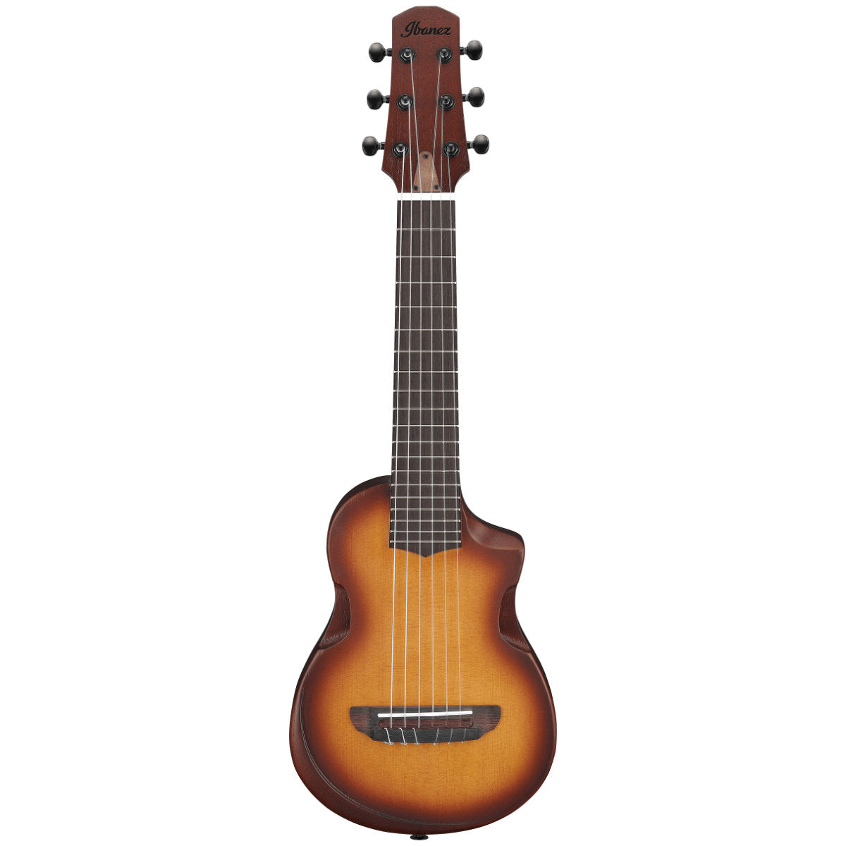 Ibanez AUP10N AU Series Acoustic Tenor Ukulele - Open Pore Light Brown Sunburst Top - Natural Open Pore Back and Sides