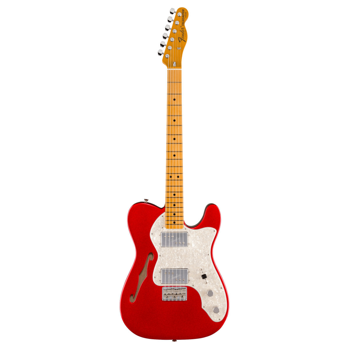 Fender American Vintage II 1972 Telecaster Thinline Electric Guitar - Maple Fingerboard - Candy Apple Red