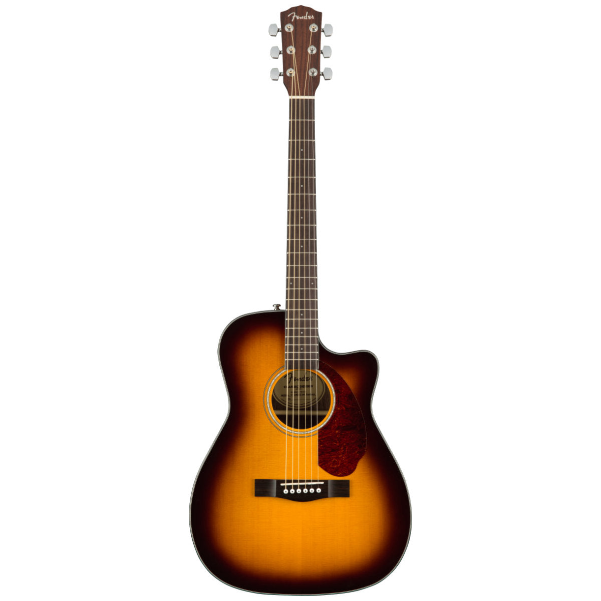 Fender CC-140SCE Concert Acoustic-Electric Guitar - Walnut Fingerboard - Sunburst - Bananas at Large®