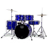 Mapex Comet 5 Piece Complete Drum Set - 18in BD - Indigo Blue