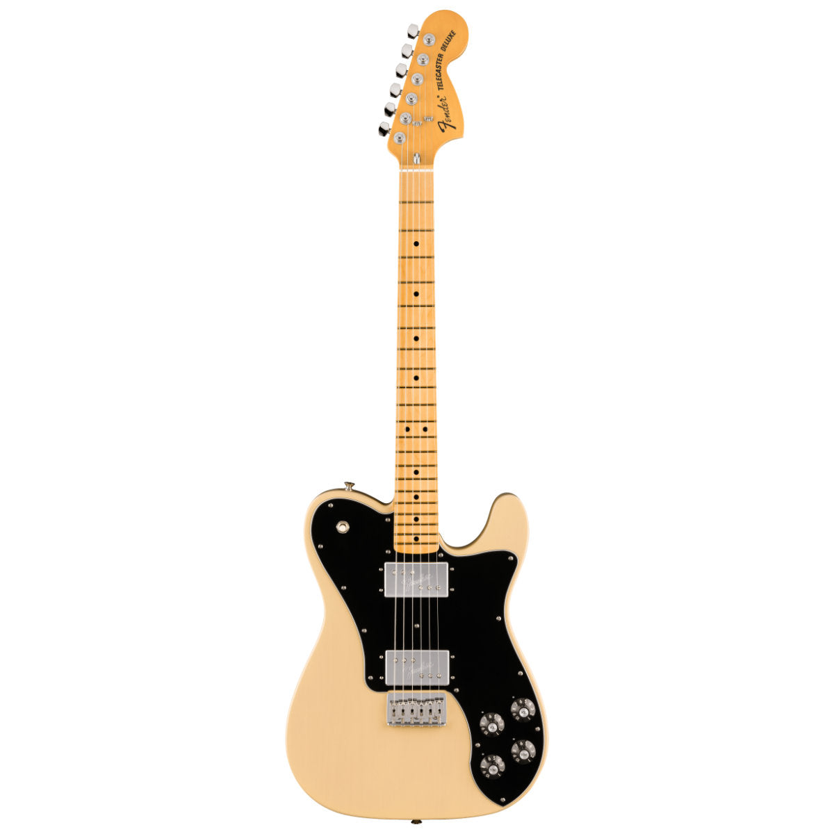 Fender American Vintage II 1975 Telecaster Deluxe Electric Guitar - Maple Fingerboard - Vintage Blonde