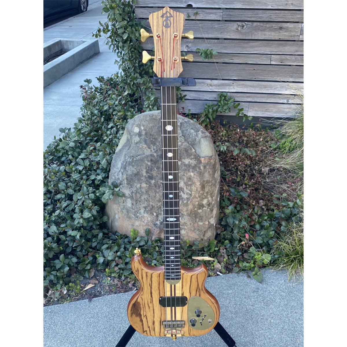 Alembic Zebrawood 4-String Bass w/ Bag (Pre-Owned) - Bananas at Large®