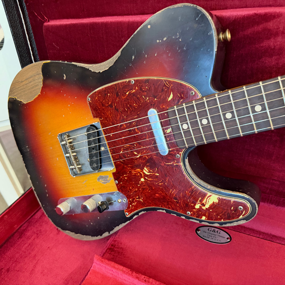Fender Custom Shop Master Built By Greg Fessler #205 Bananas at Large Exclusive 1963 Telecaster Electric Guitar - Relic Wide Fade 2-Tone Sunburst