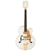 Gretsch Synchromatic Falcon Hollow Body Single-Cut Electric Guitar w/ Bigsby - Ebony Fingerboard - Snowcrest White