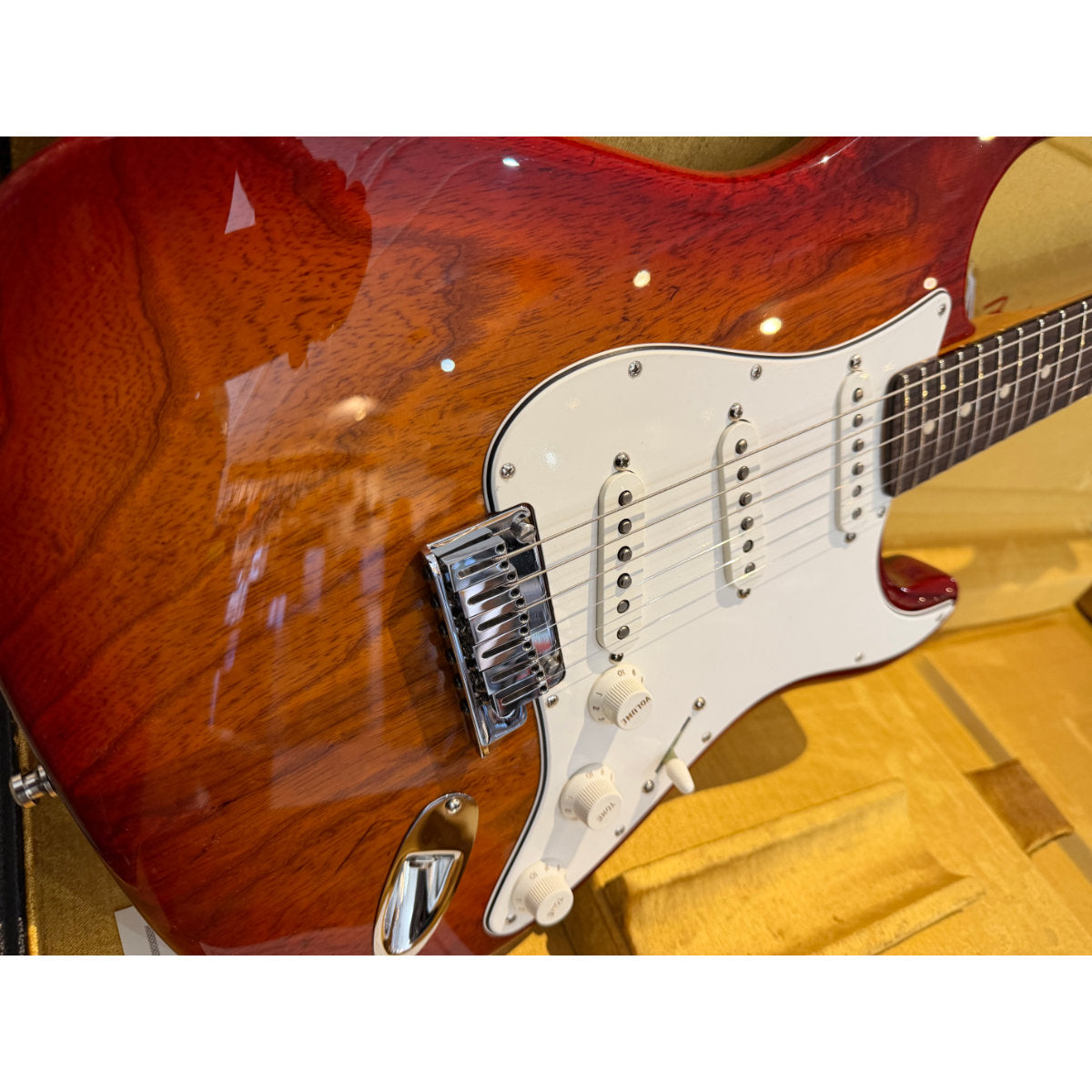 Fender Custom Shop #172 Limited Edition Bananas At Large Exclusive Custom Deluxe Roasted Strat Electric Guitar - NOS w/ Matching Headcap - Aged Cherry Sunburst