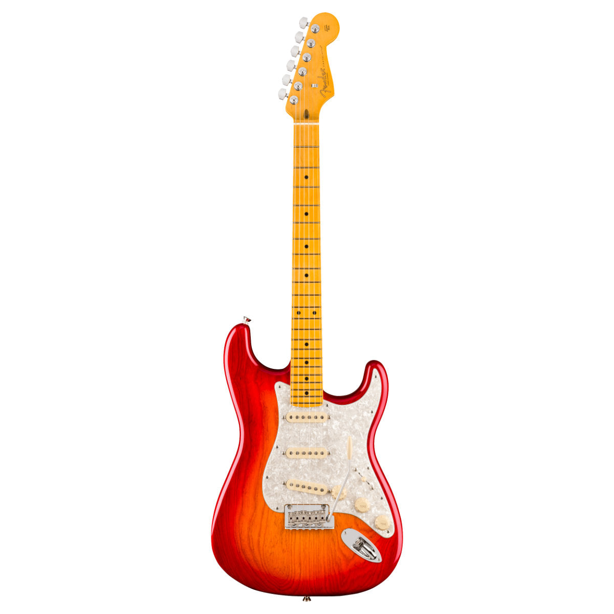 Fender American Professional Stratocaster Electric Guitar - Maple Fingerboard - Aged Cherry Burst
