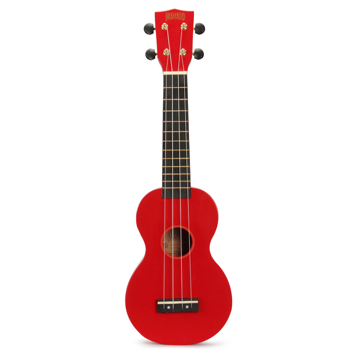 Mahalo MR1-RD Rainbow Soprano Ukulele - Red