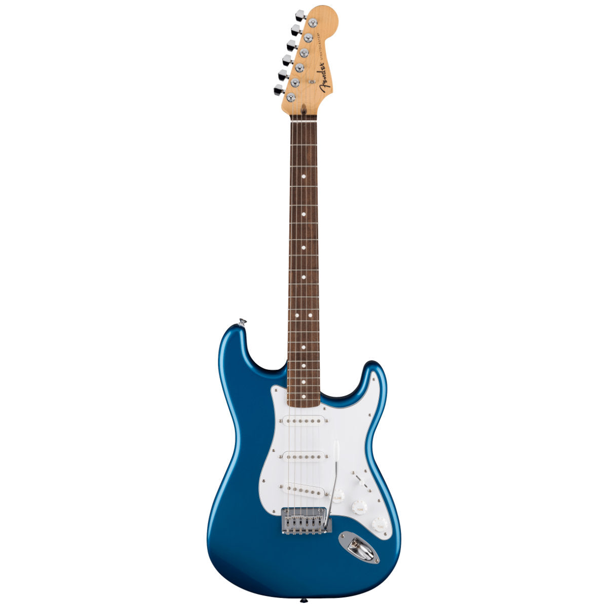 Fender Standard Stratocaster Electric Guitar - Laurel Fingerboard - White Pickguard - Aqua Marine Metallic