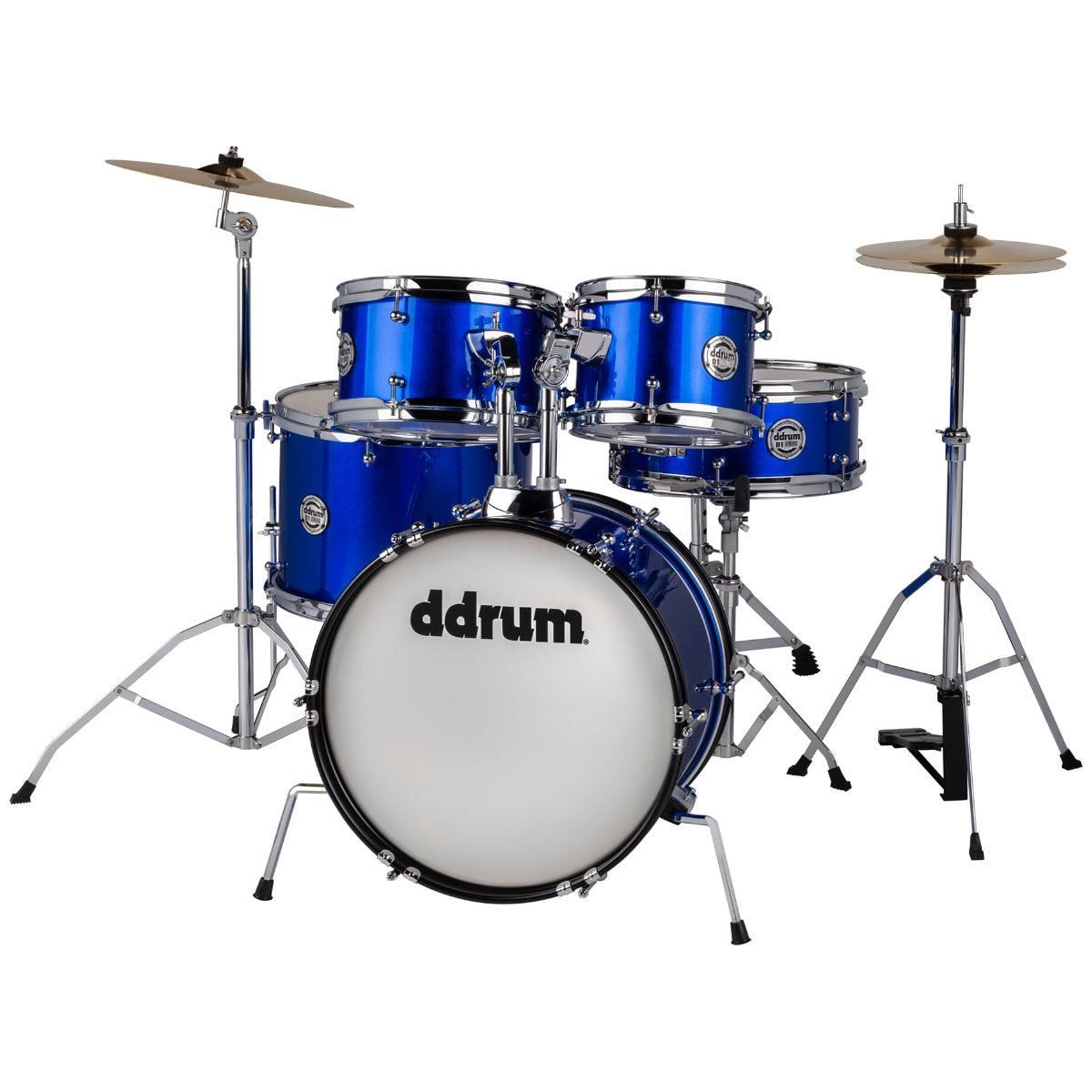 SPEC RSC-D3 & RSC-D1　つむつむ ddrum D1 Junior Complete Drum Set w/ Cymbals - Cobalt Blue