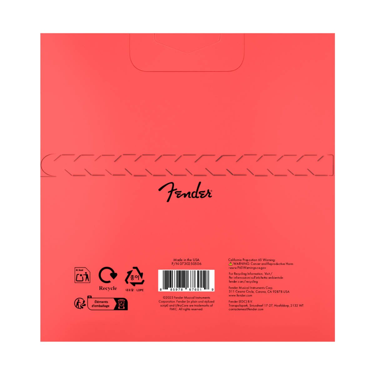 Fender 1250R Ultracore Guitar Strings - Nickel Plated Steel - Ball End - Gauges 010-046