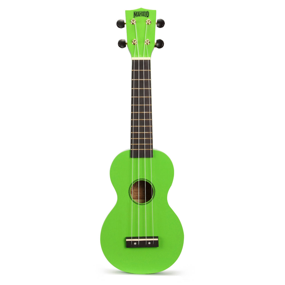 Mahalo MR1-GN Rainbow Soprano Ukulele - Green
