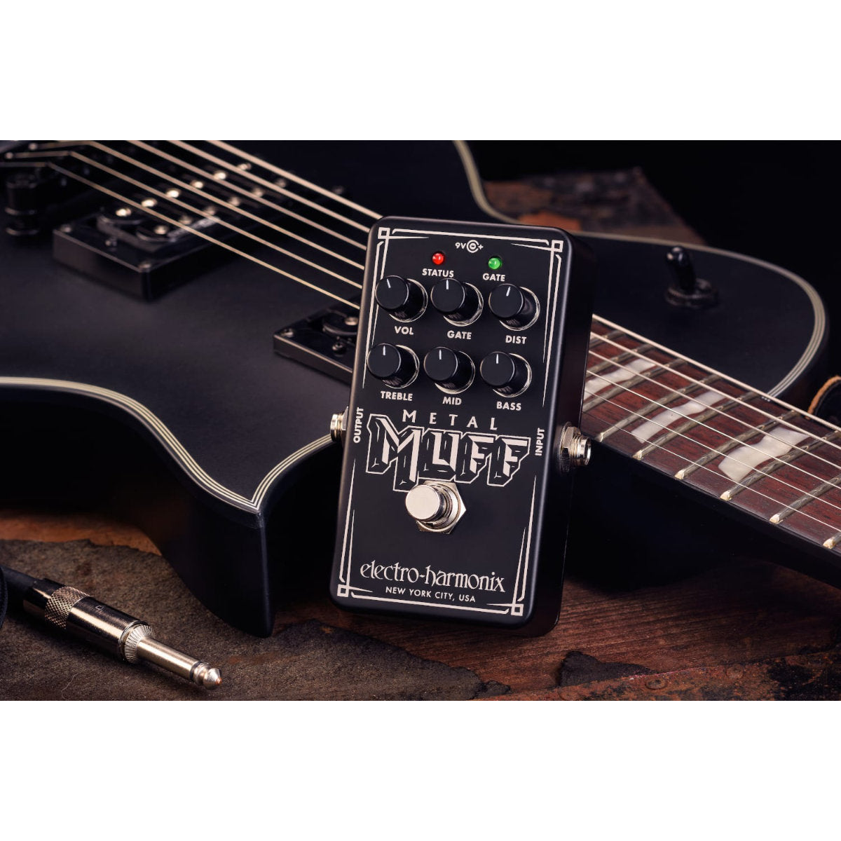 Electro-Harmonix Nano Metal Muff Distortion Pedal with Noise Gate - Bananas at Large®