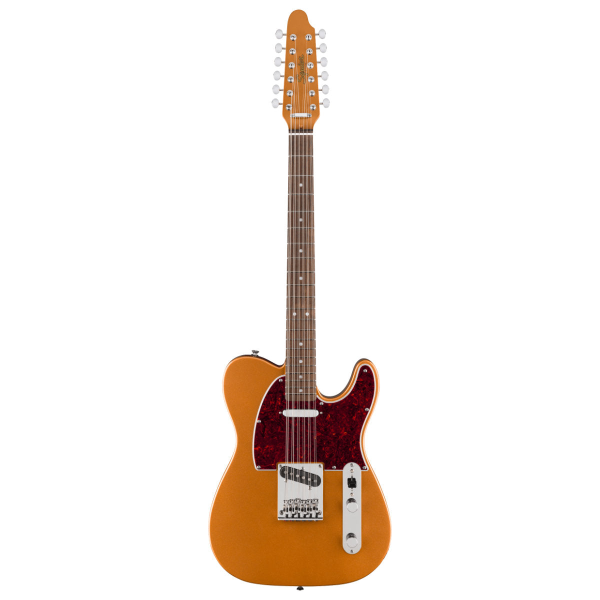 Squier Paranormal Troy Van Leeuwen Telecaster XII 12-String Electric Guitar - Laurel Fingerboard - Tortoiseshell Pickguard - Copper