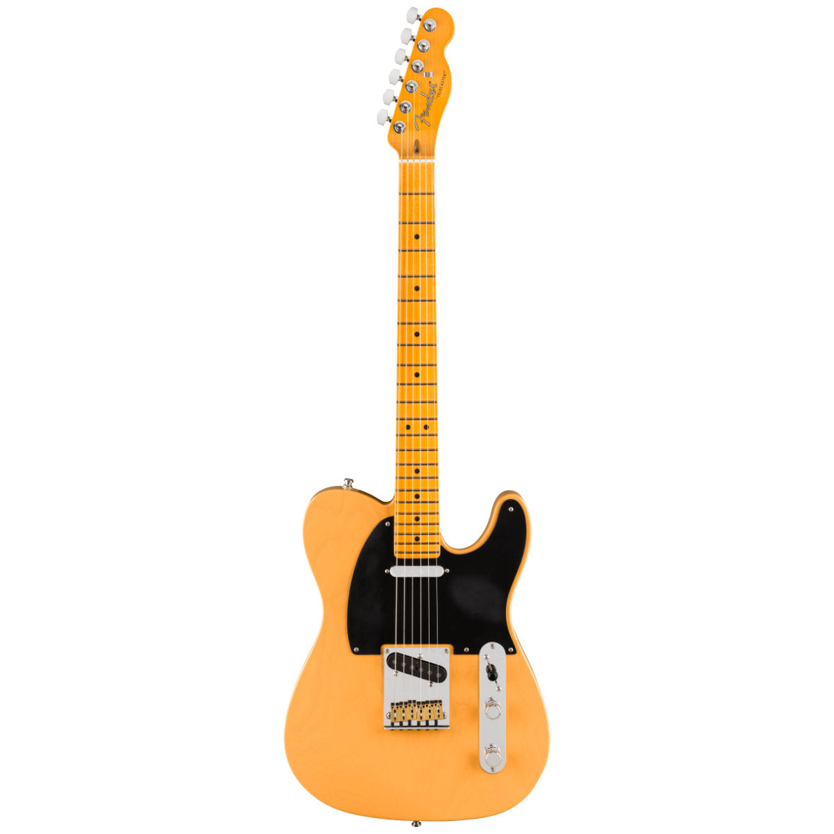 Fender American Ultra Luxe Vintage '50s Telecaster® Electric Guitar - Maple Fingerboard - Butterscotch Blonde - Bananas at Large®