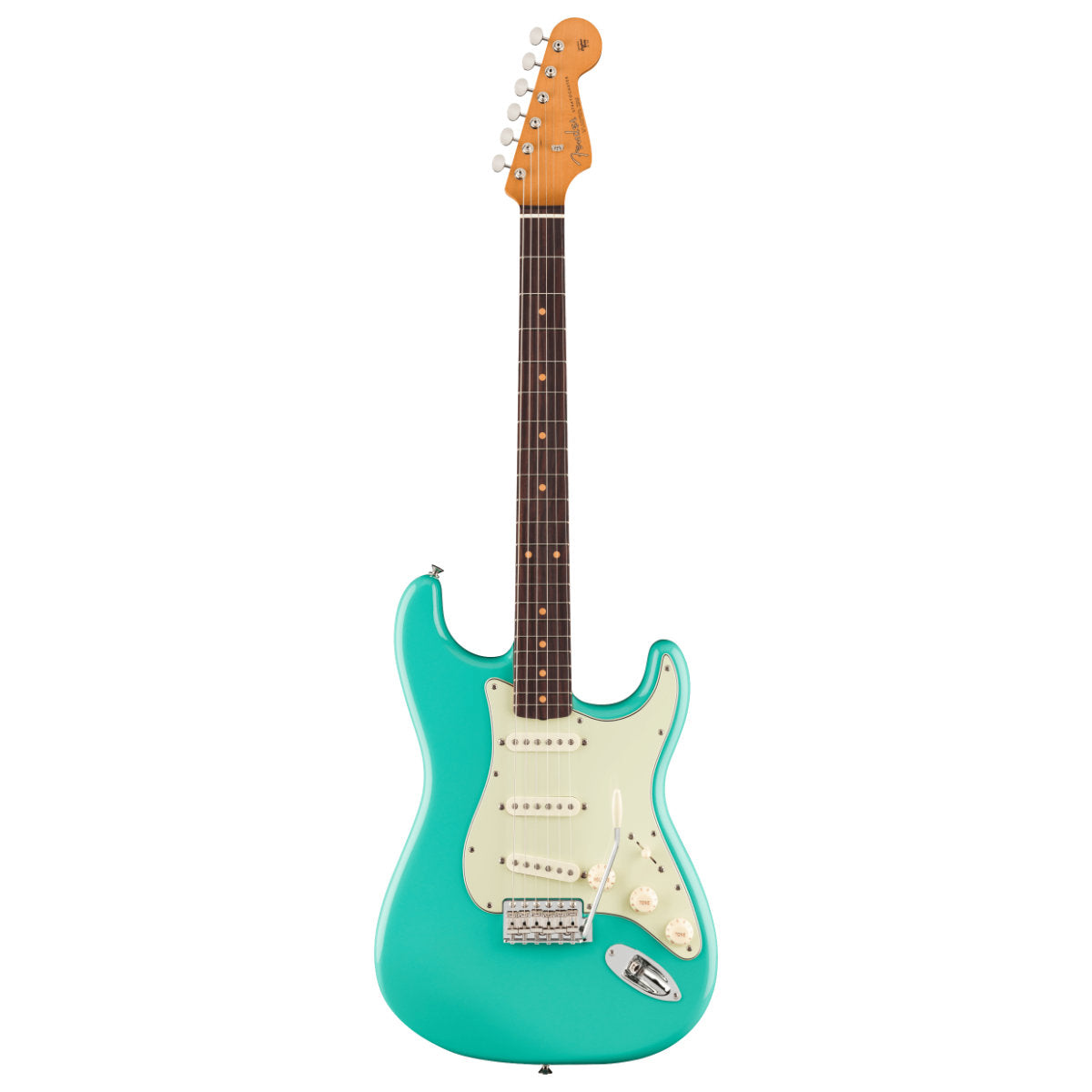 Fender Vintera III Early 60s Stratocaster Electric Guitar - Rosewood Fingerboard - Seafoam Green