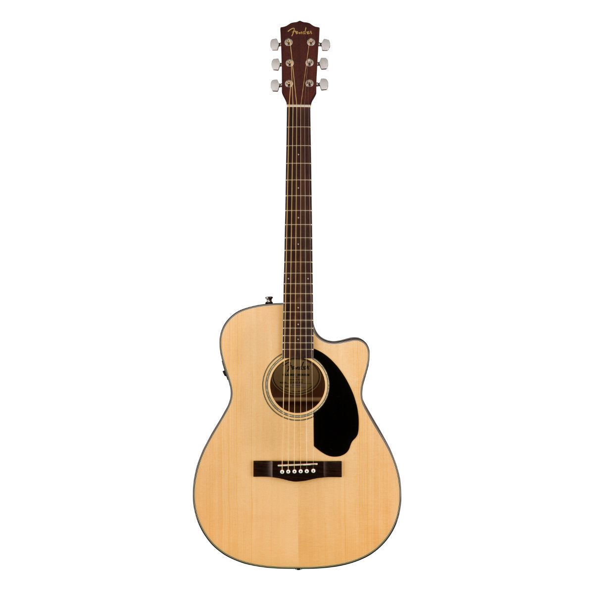 Fender CC-60SCE Solid Top Concert Acoustic-Electric Guitar - Walnut Fingerboard - Natural