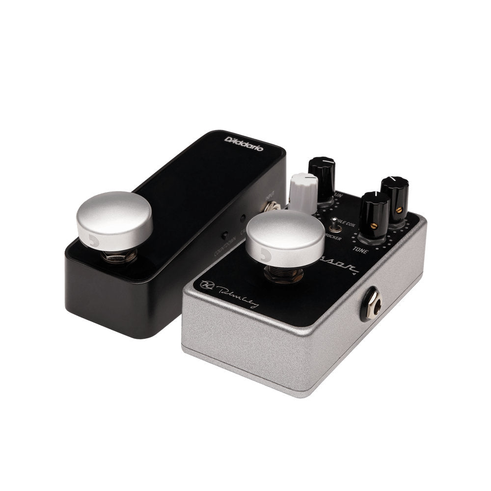D'Addario XPND Footswitch Toppers - 2-Pack Silver