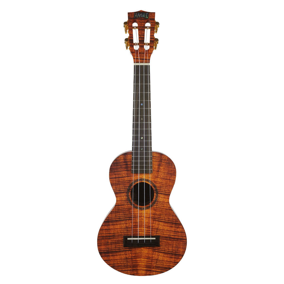 Mahalo MA2KA Artists Elite Series Concert Ukulele - Koa Photo Flame - Bananas at Large®