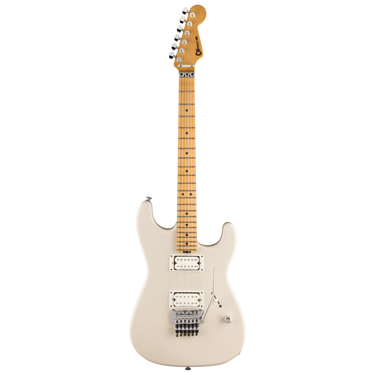 Charvel American Neo-Classic San Dimas SD1 HH FR Electric Guitar - Maple Fingerboard - Ivory Blitz