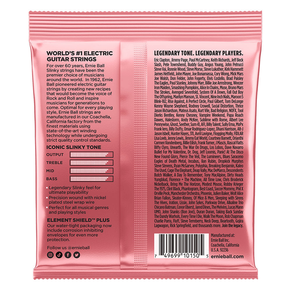 Ernie Ball P02217 Zippy Slinky Nickel Wound Electric Guitar Strings - 7-36 Gauge - Bananas at Large®